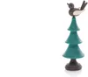 Holzspielzeug Tanne mit Singvogel grün Höhe=8cm NEU Produktbild-Vorschau 2