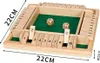 Holz Brettspiel, 4-Spieler Shut The Box Spiel Würfelspiel Produktbild-Vorschau 6