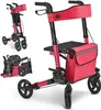 Juskys Rollator Vital faltbar, leicht, höhenverstellbar - Produktbild-Vorschau 1