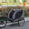 PawHut Fahrradanhänger Hundeanhänger Hunde Fahrrad Tier Produktbild-Vorschau 2