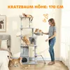 Drapak PawHut 170 cm – wieża dla kota z legowiskiem, 2 Podgląd zdjęcia produktu 4