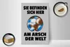Holzschild Spruch 20x30cm Sie befinden sich am Arsch Produktbild-Vorschau 2