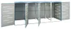 vidaXL Mülltonnenbox für 4 Tonnen 276,5x77,5x115 cm Produktbild-Vorschau 4
