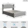 ProximaX Polsterbett 140x200cm mit Lattenrost, Produktbild-Vorschau 7