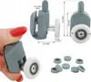 Sprchové Kolieska Sada 8 kusov Kolieska 24mm Horné Spodné Náhľad obrázku produktu 7