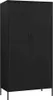 vidaXL Kleiderschrank Schwarz 90x50x180 cm Stahl Produktbild-Vorschau 1