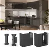 Spülenunterschrank Vicco R-Line Anthrazit Hochglanz 80 cm Produktbild-Vorschau 3