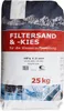 A bag of filter sand and gravel for water treatment. Produktbild-Vorschau