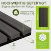 Close-up view of acoustic wall panels with dimensions and material information. Produktbild-Vorschau