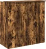 Biurko Recepcyjne Dąb Wędzony 100X50X103,5 Cm Drewno Podgląd zdjęcia produktu 7