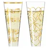 Goldnacht Champagnerglas-Set H23 Von Nathalie Jean | Rurik Produktbild-Vorschau 3