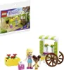 A LEGO Friends flower cart set shown in its packaging and also assembled. Náhled obrázku produktu