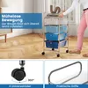 Wózek COSTWAY z 4 szufladami, półką i metalową ramą, wózek Podgląd zdjęcia produktu 6