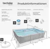 Swimming Pool Summertime rechteckig solider Stahlrahmen Produktbild-Vorschau 5