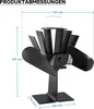 Wiltec Kaminofenventilator mit 2 Blättern 70 bis 350°C, Produktbild-Vorschau 7