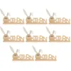 com-four® 8x Deko Aufsteller für Ostern - Schriftzug mit Produktbild-Vorschau 1