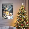 Weihnachts Wandbild mit LED Beleuchtung Batterie betrieben Produktbild-Vorschau 5