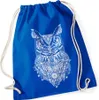 Turnbeutel Eule Aztekenmuster Boho Aztec Owl Hipster Beutel Produktbild-Vorschau 1