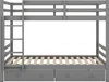 Etagenbett mit Lattenrost, 140x200 cm, Kinderbett mit Produktbild-Vorschau 8