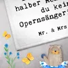 Mr. & Mrs. Panda Handtuch Opernsängerin Herz - Weiß - Produktbild-Vorschau 3