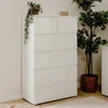 CALICOSY - Hohe Kommode mit 6 Schubladen L80 x H131cm - Produktbild-Vorschau 2