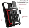Exploded view of a phone case with labels indicating its components and features. Produktbild-Vorschau