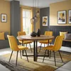 ML-Design Esszimmerstühle 2er Set Senfgelb, Produktbild-Vorschau 9