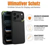 Schwarze Hülle für iPhone - handyhülle mit Displayschutz – Produktbild-Vorschau 5