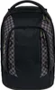 A black and gray checkered backpack is shown against a white background. Produktbild-Vorschau