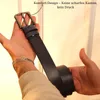 Gürtel Herren 4 cm breit aus Echtleder – Ledergürtel für Produktbild-Vorschau 4