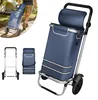 JOIEYOU Opvouwbare transportwagen, 100 x 45,5 x 39 cm, Productafbeelding-voorbeeld 1