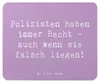 Mr. & Mrs. Panda Mouse Pad Spruch Polizist Humor - Produktbild-Vorschau 1