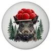 Wildschwein mit Bollenhut Magnet Schwarzwald Motiv Produktbild-Vorschau 1