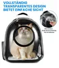 Tiertransporttasche,Haustiertransportbox Katzenrucksack für Produktbild-Vorschau 8