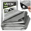 Vayox Abdeckplane 6x8m Silber 120g/m² | Gewebeplane Produktbild-Vorschau 1