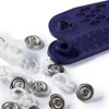 PRYM Nähfrei-Druckknopf „Jersey“, Zackenring, 10 mm, weiß Produktbild-Vorschau 3