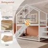 Flieks Etagenbett 90x200cm mit Rausfallschutz, Kinderbett Produktbild-Vorschau 5