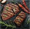 Wanduhr aus Glas mit Motiv Gegrilltes Steak- 30 x 30 cm - Produktbild-Vorschau 1