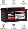 LANGZEIT Autobatterie EFB 12V 100Ah 900AEN Start-Stop Produktbild-Vorschau 2