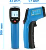 Satz mit 10 Laserpyrometern -50+400°C Emissionsgrad Produktbild-Vorschau 10