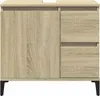 vidaXL Koupelnová skříňka Sonoma Oak 65x33x60 cm Dřevěný Náhled obrázku produktu 4