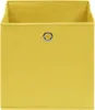vidaXL Úložné boxy 10 ks. Netkané 28x28x28 cm Žluté Náhled obrázku produktu 2