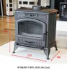 Piec żeliwny koza K6 Ø 130 8 kW Podgląd zdjęcia produktu 6