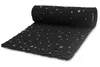 Mousseline avec étoiles argentées, double gaze, noir, 50 x Voir les images du produit 2