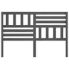The Living Store Kopfteil Grau 166x4x100 cm Massivholz Produktbild-Vorschau 4
