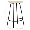 Möbel Barhocker 2 Stk. Mango Massivholz - Barhocker 320647 Produktbild-Vorschau 10