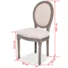 VidaXL 244088, Bavlna, Obliečky, 110 kg, 500 mm, 560 mm, Náhľad obrázku produktu 6