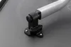 A close-up view of a table leg attachment with screws. Produktbild-Vorschau