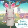 Pink Papaya konik na kiju "Rainbow", słodki koń zabawka z Podgląd zdjęcia produktu 4