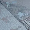 Halstuch Schal mit Hirschkopf Motiv 185 x 70 cm | Hellblau Produktbild-Vorschau 4